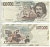 Италия 100000 лир 1983 Караваджо, фруктовый букет, подпись Speziali Pick 110b бумага 7220-23-3