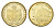 Сербия 1 динар 2005 KM 39 никель латунь UNC 4689-1013