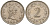 Мальта 2 цента 1972 Пентесилея, царица амазонок KM 9 медь цинк 4154-648