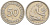 ФРГ 50 пфеннигов 1949 G KM 104, J. 379 медно-никель 112-945