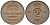 Швеция 2 эре 1966 U, Густав VI Адольф (1950-1973) KM 821 бронза 4594-358
