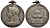 Франция медаль 1937 почетному железнодорожнику 4578-615