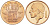 БЕЛЬГИЯ 50 САНТИМОВ 1991 BELGIQUE, БОДУЭН I (1951-1993) KM 148.1 бронза 214-648