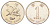 Гонконг 1 доллар 2013 KM 69a медно-никель UNC 4700-322