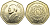 Иордания 1/4 динара 1997 KM 61 никель-латунь aUNC 1525-212