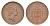 Великобритания 1 пенни 1994 Елизавета II (1952-2022) KM 935a, Spink 4391 (B4) сталь плакированная медью 4685-159