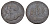 Великобритания, Мидлсекс 1/2 пенни ND токен, Георг и Шарлотта Dalton & Hamer 945a медь 1526-623