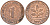 ФРГ 1 пфенниг 1991 D KM 105, J.380 сталь плакированная медью 3955-1151