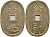 Япония 100 мон 1835-1870 маленькое отверстие (smaller hole) KM 7.2 медь 413-1625