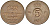 Швеция 5 эре 1966 Густав VI Адольф (1950-1973) KM 822 бронза 4517-145