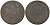 Пинанг, Британская Индия 2 цента ND (1825-1828) KM 16 медь 92-337