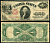 США 1 доллар 1917 высадка Колумба, Джордж Вашингтон, Elliott, Burke Pick 187 (2)  бумага   451-376-1-2