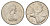 Канада 25 центов 1979 Елизавета II (1952-2022), олень KM 74 никель 4688-456