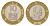Кения 10 шиллингов 1997 Дэниэл арап Мои KM 27 биметалл 4662-416