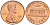 США 1 ЦЕНТ 1971 S, ЛИНКОЛЬН KM 201 медь цинк UNC 187-613