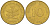 ФРГ 10 ПФЕННИГОВ 1981 F KM 108, J.383 сталь плакированная латунью 3996-643