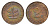 ФРГ 2 пфеннига 1960 F KM 106, J. 381 бронза 100-723