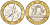 Франция 10 франков 2000 тип гений Бастилии KM 964.1, Le Frank 375.17 биметалл 4519-323