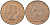 Великобритания 1 пенни 1967 Елизавета II (1952-2022) KM 897, Spink 4157 бронза    82-1136