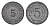 Хёрде 5 пфеннигов ND Men05 11722.3, Men18 14670.3 цинк 1531-1113