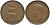 Великобритания 1 пенни 1944 Георг VI (1936-1952) КМ 845, Spink 4114 бронза 115-422
