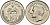 ИРАН 10 РИАЛОВ 1969 ГОД 1348, МУХАММЕД РЕЗА ПАХЛАВИ ШАХ (1949-1979), FAO KM 1182 медно-никель UNC 4512-134