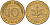 ФРГ 10 пфеннигов 1990 D KM 108, J. 383 сталь плакированная латунью 4163-1125