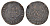 Бельгия, Льеж 1 брюле 1525-1527 DeCh. 455 / Vanhoudt G1117 медь 1526-1445
