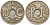 Франция 10 сантимов 1920 KM 866a, Le Franc 138.3 медно-никель 4143-852
