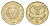 Кипр 5 центов 1983 голова быка KM 55.1 никель латунь UNC 4649-1158