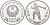 Вьетнам 100 донг 2000 Олимпийские игры в Сеуле 2000, дискобол серебро PROOF 04-011-21