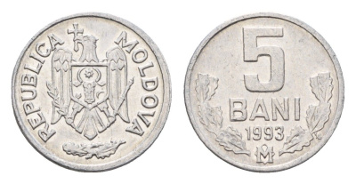Молдавия (Молдова) 5 бань (бани) 1993 KM 2 алюминий aUNC 4685-1134