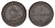 Папская Область 1/2 сольдо 1867 R, Пий IX (1846-1878) KM 1371 медь 441-1315
