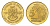 Гвинея 5 франков 1985 год-тип KM 53 сталь плакированная латунью UNC 4682-564