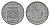 Хаген 10 пфеннигов 1917 Funck 184.1A, Men05 10124.1, Men18 12615.1 цинк 4659-268