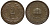 Венгрия 2 филлера 1896 KB, Франц Иосиф I (1848-1916) KM 481 бронза 201-222