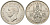 Великобритания 1 шиллинг 1945 Георг VI (1936-1952), Шотландский герб KM 854, Spink 4083 серебро UNC 4619-831