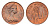 Фиджи 1 цент 1977 ФАО KM 39 бронза UNC 4697-649