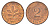 Германия 2 пфеннига 1995 D KM 106a, J. 381 сталь плакированная медью 4647-1011