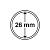 Капсулы круглые – 26 мм, упаковка 10 шт. Leuchtturm. 309404