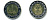 Египет 1 фунт 2007 сфинкс KM 940 a биметалл UNC 83-1752