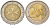 Мальта 2 евро 2008 F KM 132 биметалл aUNC 4556-1234