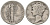 США 10 центов (дайм) 1945 S KM 140 серебро 3309-711