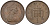 Великобритания 1 пенни 1976 Елизавета II (1952-2022) KM 915, Spink 4237 (B1) бронза    4602-548