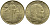 Монако 20 сантимов 1977 Ренье III (1949-2005) KM 143 алюминиевая бронза 4393-1244