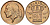 Бельгия 50 сантимов 1979 Belgique, Бодуэн I (1951-1993) KM 148.1 бронза 4528-928
