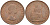 Великобритания 1 пенни 1967 Елизавета II (1952-2022) KM 897, Spink 4157 бронза 4574-324