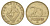 Венгрия 20 форинтов 1995 BP KM 696 никель латунь 4619-1216