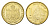 Сербия 1 динар 2005 KM 39 никель латунь UNC 4689-968