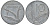 Италия 10 лир 1956 R, плуг, колосья KM 93 алюминий 4128-1236